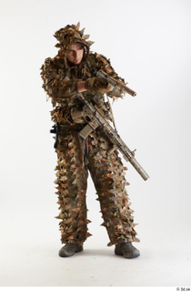 Frankie Perry in Ghillie Shooting from Pistol shooting standing whole…